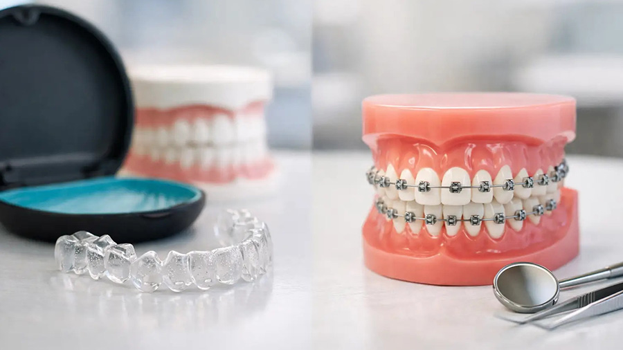 Ceramic Braces vs Invisible Aligners